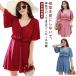  женский One-piece One-piece мама купальный костюм ........ купальный костюм взрослый женщина материнство короткий рукав большой размер купальный костюм накладка имеется модный .. одежда 