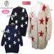  Castelbajac CASTELBAJAC 7222466210 женский длинный рукав длинный вязаный кардиган звезда рисунок стрейч мода осень-зима весна 