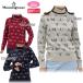  Munsingwear одежда Munsingwear MG5FST23L женский ta-toru шея свитер уборная возможно Golf одежда спорт одежда осень-зима 