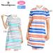  Munsingwear одежда Munsingwear MG5SOP21L женский One-piece короткий рукав окантовка рисунок . пот скорость . внутренний брюки имеется Golf одежда спорт одежда весна лето 
