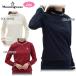  Munsingwear одежда Munsingwear MG5FLS02L женский рубашка с длинным рукавом mok шея . пот скорость .UV cut стрейч Golf одежда спорт одежда весна лето осень 