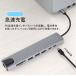 8in1 USB Type-C PD �n�u�ϊ��A�_�v�^�[ Type-C �h�b�O �h�b�L���O �}���[�d Nintendo Switch�Ή� macbook�Ή� SD microSD 8�|�[�g 4K HDMI�J�[�h���[�_ �֘A�摜2