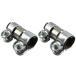 BRIGHTZ 35Φ хомут глушителя 2PC промежуточный труба muffler joint рукав универсальный собственное производство в единственном экземпляре универсальный подключение удлинение MUF-JOI-021-2PC