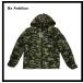 [20%OFF!!]Be Ambition/ Be Anne bishonE24202 кожзаменитель нашивка * Cire обработка Skull Stone камуфляж капот установка и снятие * нейлон с хлопком жакет 