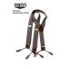 BIG JOHN Big John suspenders VSPD02 original suspenders stripe /ORIGINAL SUSPENDERS STRIPE made in Japan dark brown 