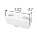 [ Yupack бесплатная доставка ]LIXIL INAX CKNB(5)-SF/W-K скользящий крюк ( балка диаметр 30mm для ) белый / Lixil inaks