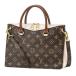 ルイヴィトン(Louis Vuitton) ハンドバッグ MONOGRAM パラス BB M43765 クリーム/ブラウン 茶