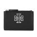 [GW special maximum 10,000 jpy OFF coupon equipped ] Tory Burch card-case TORY BURCH yellowtail ton 75027 003 BLACK/SILVER