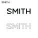 SMITH sticker large (25CM) LOGO CUTTING : regular goods / Smith / snowboard / ski / men's /snow