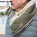  защита горла "neck warmer" мужской большой размер боа стеганое полотно переключатель king-size ворсистый защищающий от холода осень-зима - Cliff me year черный хаки 