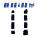  kendo поверхность шнур &amp; туловище шнур комплект темно-синий .( дерево хлопок 100%) 1 комплект 