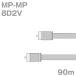 Ʊ֥8D2V MP-MP 90m (ԡ:50) 8D-2Vùʥĥ꡼ӥå