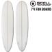 SCELL cell серфинг доска для серфинга вентилятор панель 7'4 прозрачный белый простой одноцветный начинающий SURFBOARDto жизнь .n
