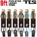 TOOLS リーシュコード ファイブスター 膝下用 9フィート 7mm ニー ツールス FIVE STAR LEASH KNEE 9ft 膝用 TLS 9'0 ロングボード 初心者 ビギナー