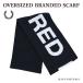 �ޥե顼 FRED PERRY �ե�åɥڥ꡼ C6142 OVERSIZED BRANDED SCARF �֥��ǥ��� ���� ��� ��ǥ�����