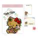 k Lux Mini память Sanrio герой z прекрасное платье ..* тропический Hello Kitty / красный 2 рисунок 70 листов подарок блокнот для заметок маленький подарок ..