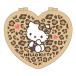  Sanrio Hello Kitty Heart type бардачок леопардовая расцветка симпатичный ящик для косметики регулировка целый . место хранения бардачок стиль SNS.. подарок 