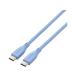 �y�����񂹁z�G���R�� �Ȃ߂炩USB Type-C�P�[�u��(C-C)2m �[�j�X�u���[