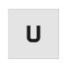 [ ваш заказ ]IM stencil U знак размер 50×40mm AST-U5040