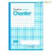  Япония Note apika school линия Chantez бирюзовый голубой CLS10-TB B5 15×22 форель (10mm реальный линия ввод ) 30 листов semi B5. для 3 номер 252×179mm