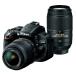 Nikon цифровой однообъективный зеркальный камера D5100 двойной zoom комплект D5100WZ
