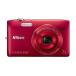 Nikon цифровая камера COOLPIX S3500 оптика 7 кратный zoom разрешающая способность 2005 десять тысяч пикселей малиновый S3500RD