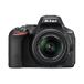 Nikon цифровой однообъективный зеркальный камера D5500 18-55 VRII линзы комплект черный 2416 десять тысяч пикселей 3.2 жидкокристаллический сенсорная панель D5500L