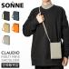 zonne смартфон плечо легкий натуральная кожа вертикальный klau Dio SONNE CLAUDIO SOX024 мужской женский бренд модный 
