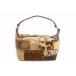  Coach signature Mini ручная сумочка аксессуары сумка F40914 лоскутное шитье животное рисунок YK2 type вдавлено . кожа чай Brown COACH 6921h