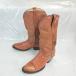 80s-90s Vintage *CORRAL BOOTS* Lizard / натуральная кожа Western /pekos ботинки [6.5M Mens size -24.5 степень ] Goodyear производства закон /Vintage*WB47-6