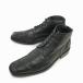 80s-90s? Vintage *VAN LIER/ Van laia-* натуральная кожа / ботинки чукка [7.5 26.0/ чёрный ] платье обувь /Vintage boots*WB24-9