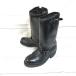 90s USA производства Vintage *PT91/so Nora sonora/by DOUBLE H WEST* натуральная кожа steel tu/ engineer boots [6/24.0/ чёрный ] Vintage*WB18-10