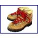 80s ранее?USA производства Vintage *Vibram Depose Montagna Bloc/3 уровень надпись Vibram подошва * -слойный альпинизм походная обувь [5.5D/22.5-23.5/ чай *3@J04