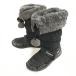  кенгуру z/kangaRoos* winter / боты [ Kids /size:20.5/ чёрный × серый ] липучка / внутренний боа /Boots/Shoes*WB90-31