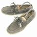 REGAL/ Reagal * замша натуральная кожа / кожа deck shoes [23.5/ серый ]*J-185