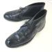 60s-70s/corfam кожа?*Vintage/ Goodyear производства закон / ботинки чукка [9/26.5-27.0/ чёрный /BLACK] язык обратная сторона фетр /BILTRITE каблук /Shoes*bi-156