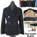 Paul Smith BLACK/ Paul Smith * короткий / шерсть / бушлат [40/ женский L/ чёрный ] внешний /Coat/Jacket/jumper*BJ083-b