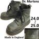 80s-90s/ Англия производства *Dr. Martens*8 отверстий сапоги [24.0-24.5-25.0 степень /UK6 соответствует /green/. зеленый ]8 EYE BOOT/1460/Leather/*bWB93-32