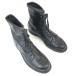 80s-90s?/Vintage*NEOPRENE SOLE* steel tu/ commando ботинки [27.5-28.0-28.5 степень / чёрный /BLACK] combat / милитари /Shoes*bWB93-6