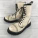 STEEL* натуральная кожа engineer boots [24.5/ белый ] steel tu/ средний длина *H-15