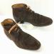  Англия Shipton &amp; Heneage[size7.5 26.0] Dyna ito подошва высококлассный замша кожа ботинки чукка темно-коричневый / чай ) труба No.WA50