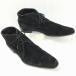 80s-90s?/Vintage*MAGNANNI Magna -ni ботинки чукка size44.5 довольно большой большой size( чёрный /BLACK) замша обработка /men's труба No.WA72