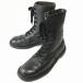 80s-90s?/Vintage/ милитари * морщина натуральная кожа / steel tu combat ботинки / Goodyear производства закон /[28.0/ чёрный ] страйкбол *WB52-12