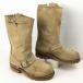 90sVintage CAROLINA/ Caro lainaPT/91 steel tu engineer boots size23.5.-24.5 степень бежевый Boots/Shoes).No.WL31