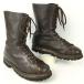80s ранее? Europe Vintage армия предмет STAR GOMMER милитари / combat / off .sa- ботинки size41 25.5-26.0 степень Brown / чай )/ men's.WM81