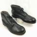 ECCO/ eko - высококлассный короткие сапоги size42 26.5-27.0 степень ( чёрный /BLACK/ черный ) труба No.WZB-208