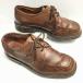  померить замена OK!Paraboot/ Paraboot /Vintage модель /size27.5-28.0-28.5 соответствует / кожа обувь / low ботинки / темно-коричневый / чай )/men's.WZF-134