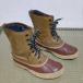 80s-90s Vintage *soreruSOREL[WOS8 24.5-25.0-25.5 степень ] Canada переплёт кожа боты * внутренний есть vintage Snow boots*XA8