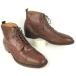 80s-90s?Vintage*TRIDENTS off .sa- короткие сапоги [10/ 27.5-28.0 темно-коричневый ] милитари /service shoes труба No.YA209
