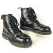  Франция производства /Vintage*BUGGY/ Buggy * steel tu/ короткие сапоги [size41/25.5-26.0/ чёрный /BLACK] combat / off .sa-/SHOES труба No.YS30